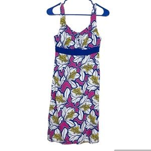 4/$25 TNF The North Face pink, white, blue yellow sun dress sleeveless